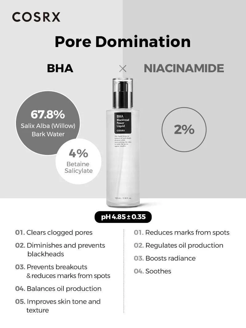 Cosrx BHA Blackhead Power Liquid 100ml سائل طاقة الرؤوس السوداء من كوسركس BHA - Image 4