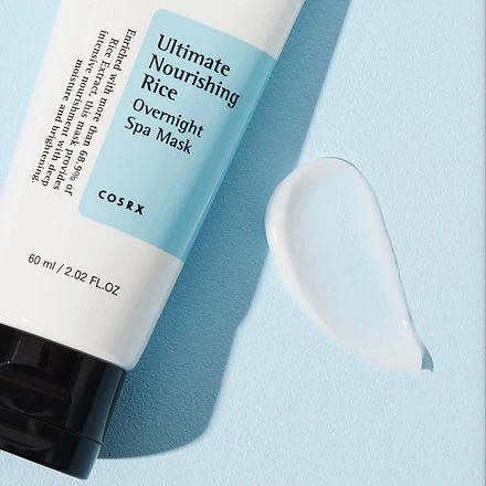 Cosrx Ultimate Nourishing Rice Overnight Spa Mask 60g قناع كوسركس المغذي المثالي بالأرز أثناء الليل - Image 3