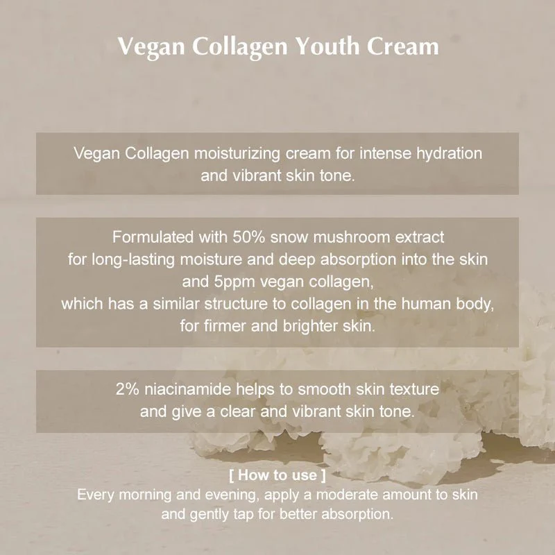Kaine Vegan Collagen Youth Cream 50ml كريم كاين النباتي بالكولاجين للشباب - Image 3