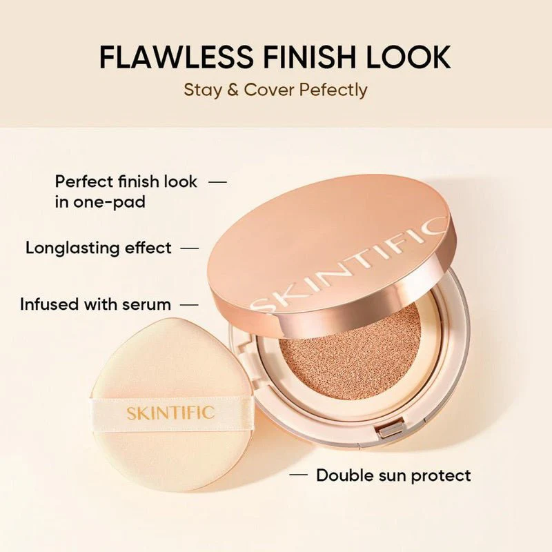 Skintific Cover All Perfect Cushion غطاء سكينتفيك كل وسادة مثالية - Image 4